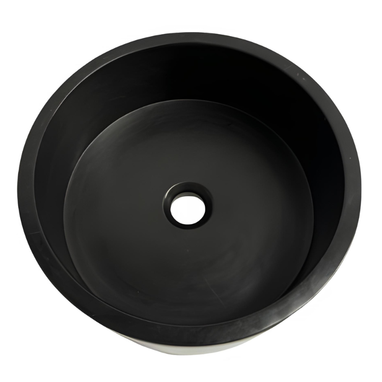 Alexander Black Tall Round Basin Top