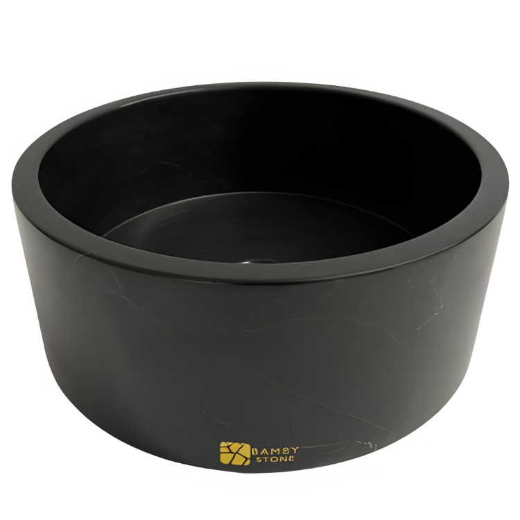 Alexander Black Tall Round Basin