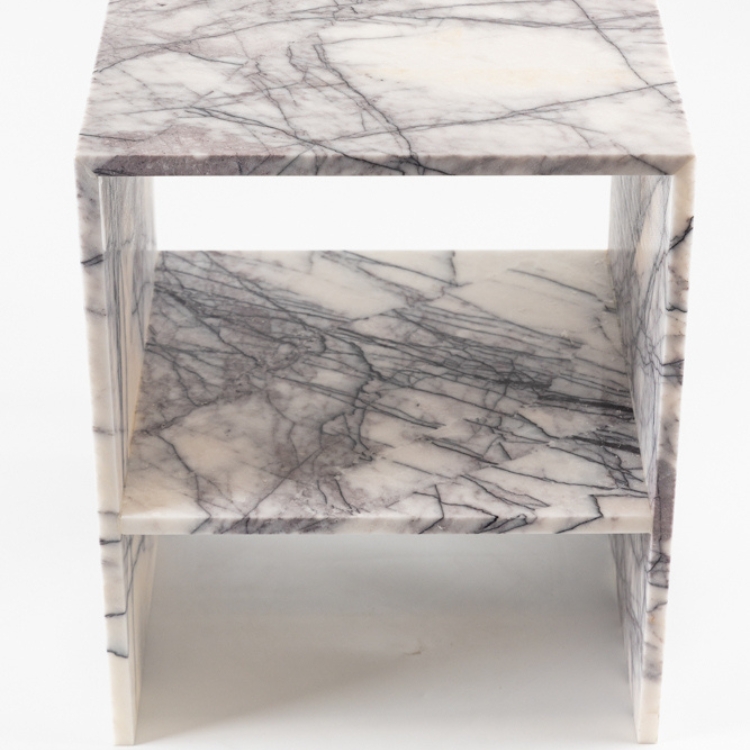 Lilac Exclusive Polished Coffee Table Front