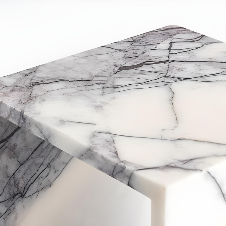 Lilac Storm Polished Coffee Table Cross