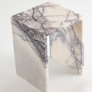 Lilac Storm Polished Coffee Table Left Side