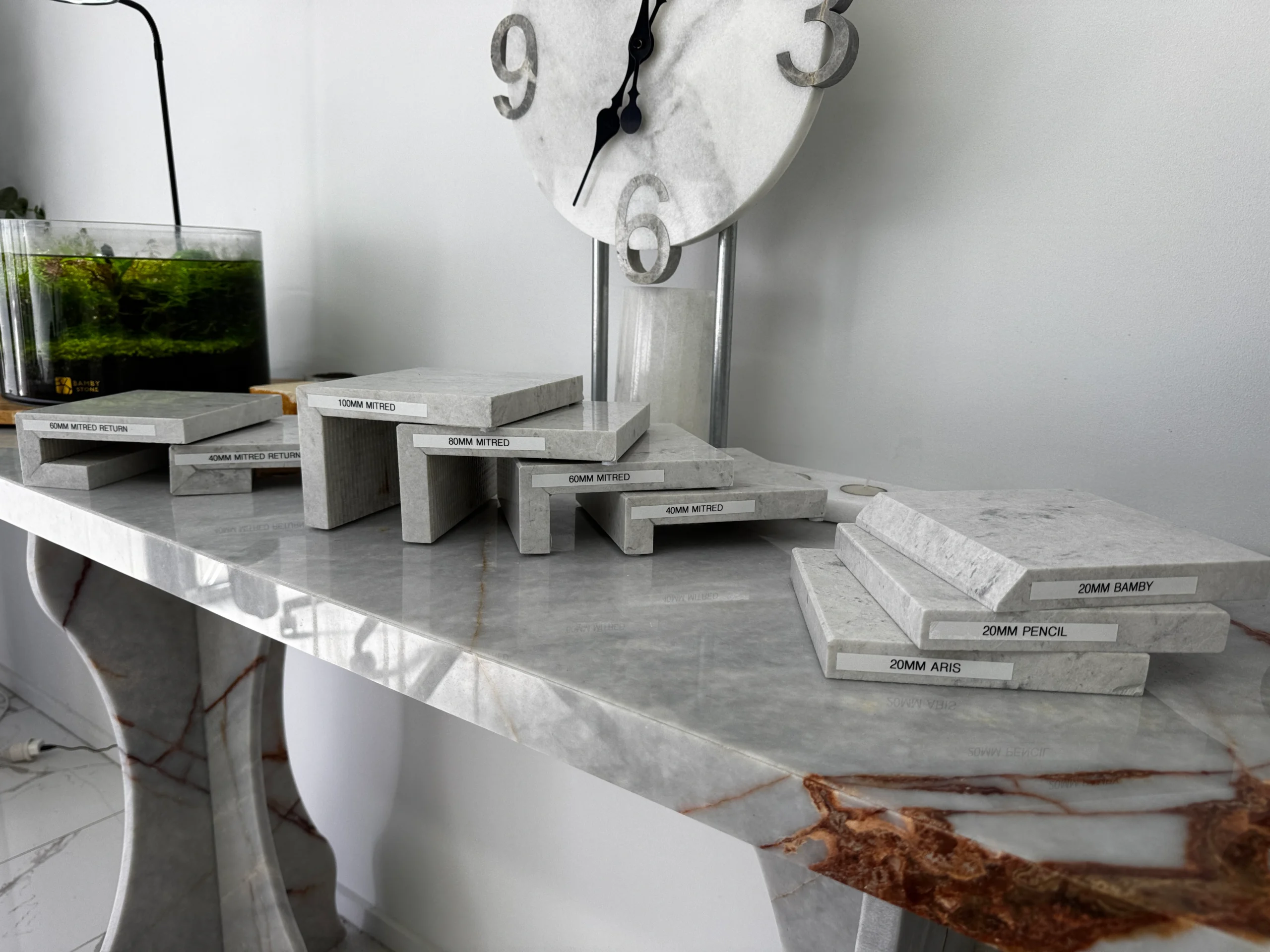 Mitred Edge Profile Samples