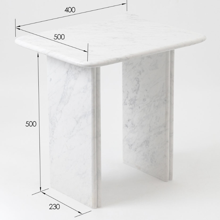 New York Honed Coffee Table Dimensions
