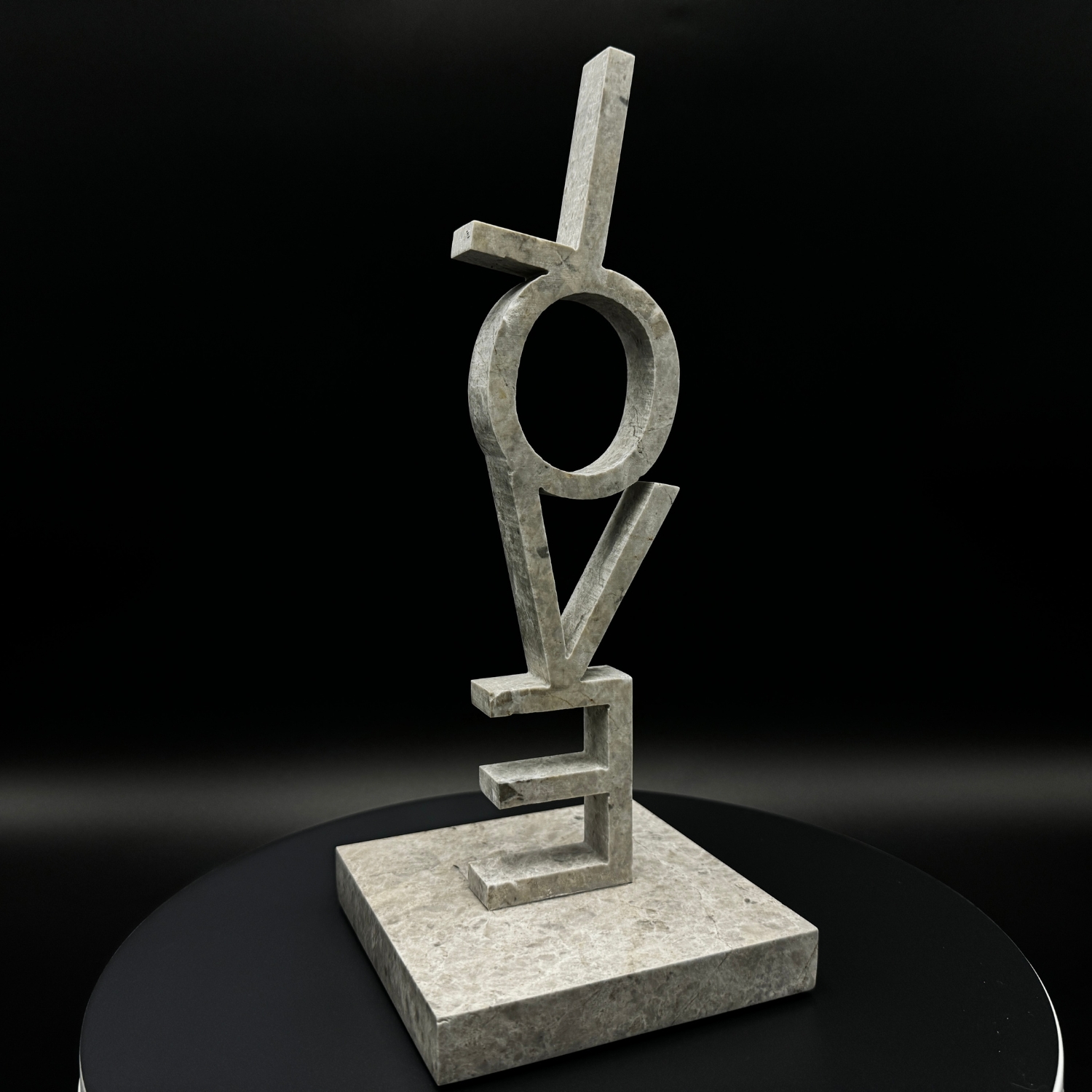 Okonite Love Sculpture - Bridging Physical and Spiritual Realms Back