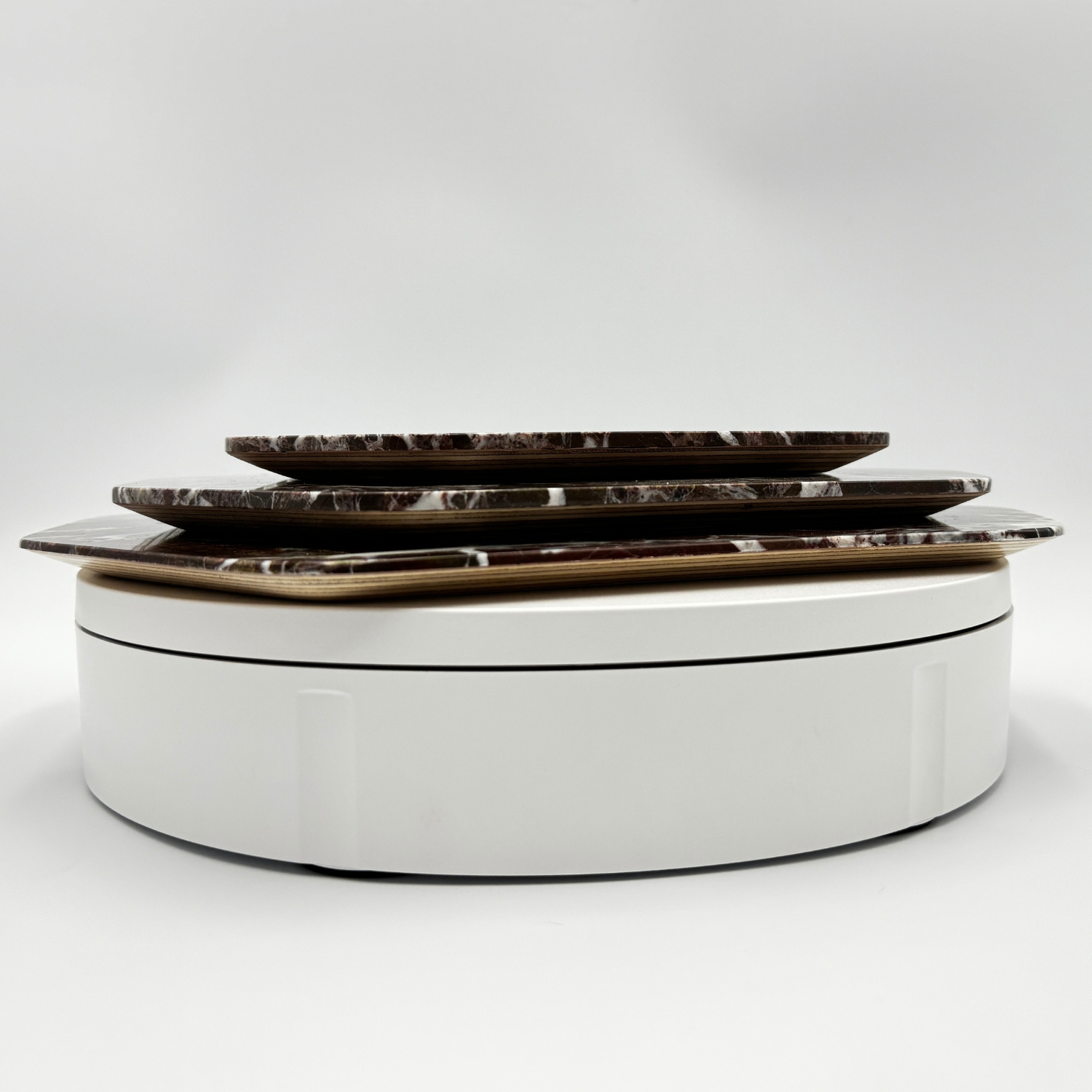 Rosso Levanto Marble Platters - Inspire Your Culinary Creativity Front