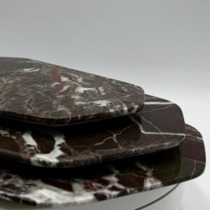 Rosso Levanto Marble Platters - Inspire Your Culinary Creativity Cross