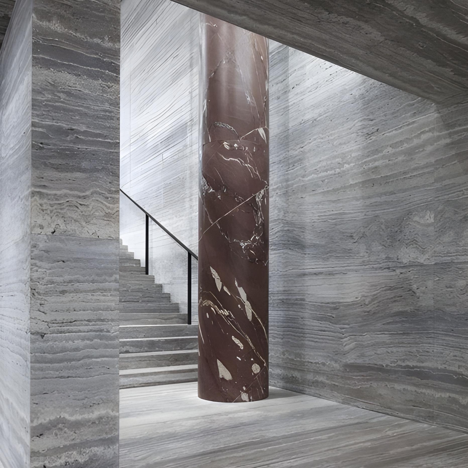 Travertine Silver Vein Cut Hall