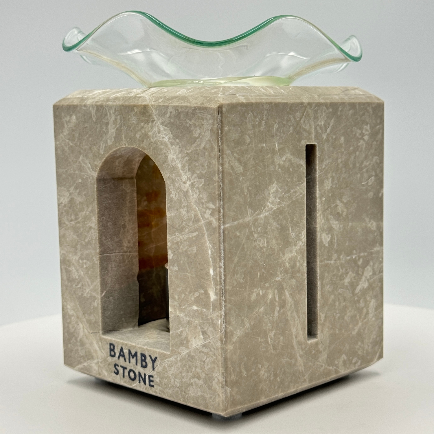 Arya Grey Marble Oil Burner