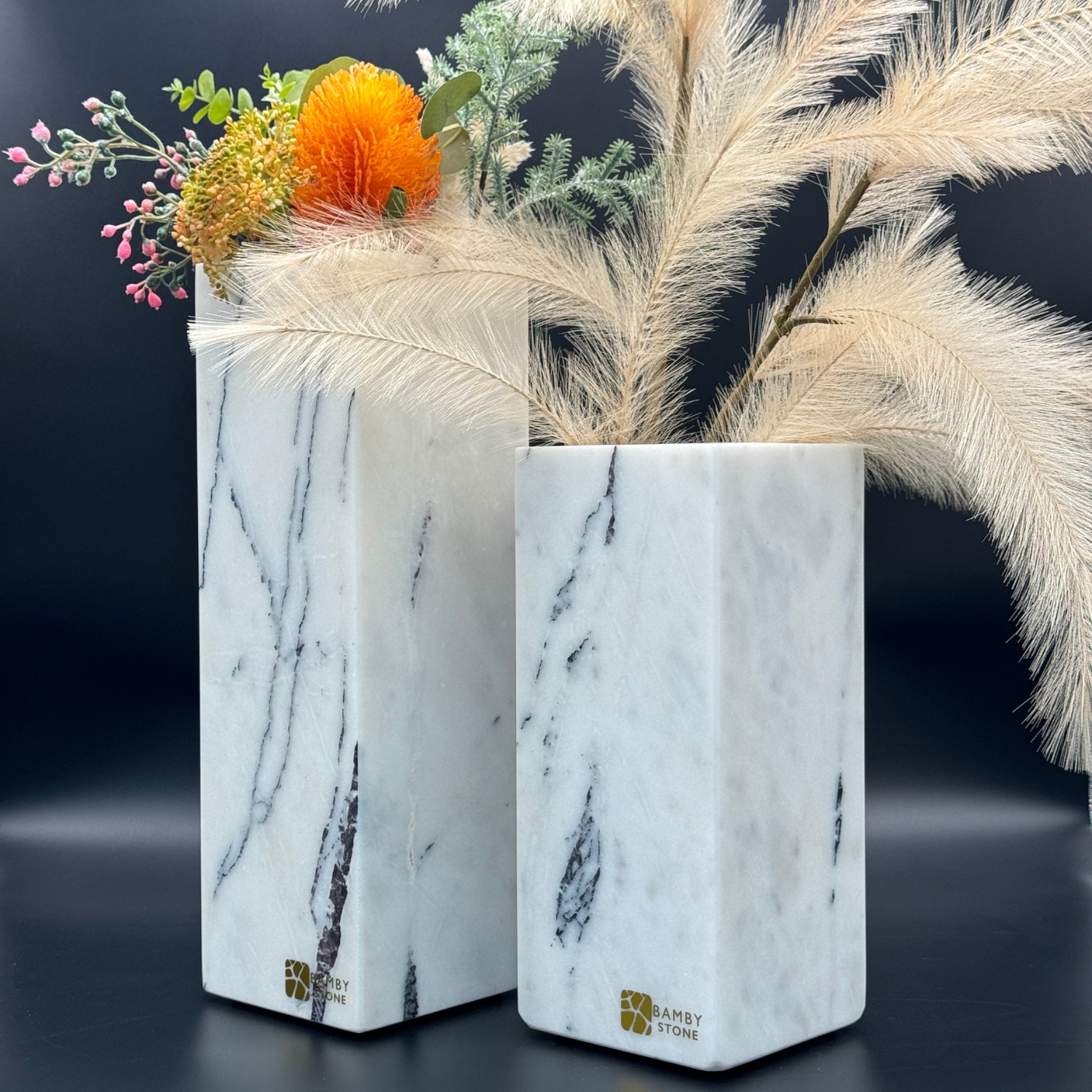 Lilac Light Vase Set Right Side