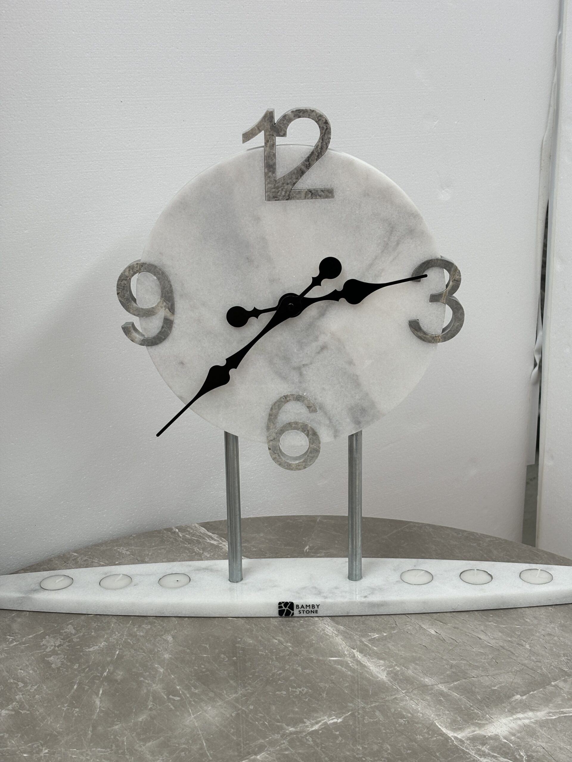 Moon Light Custom Clock with Candles