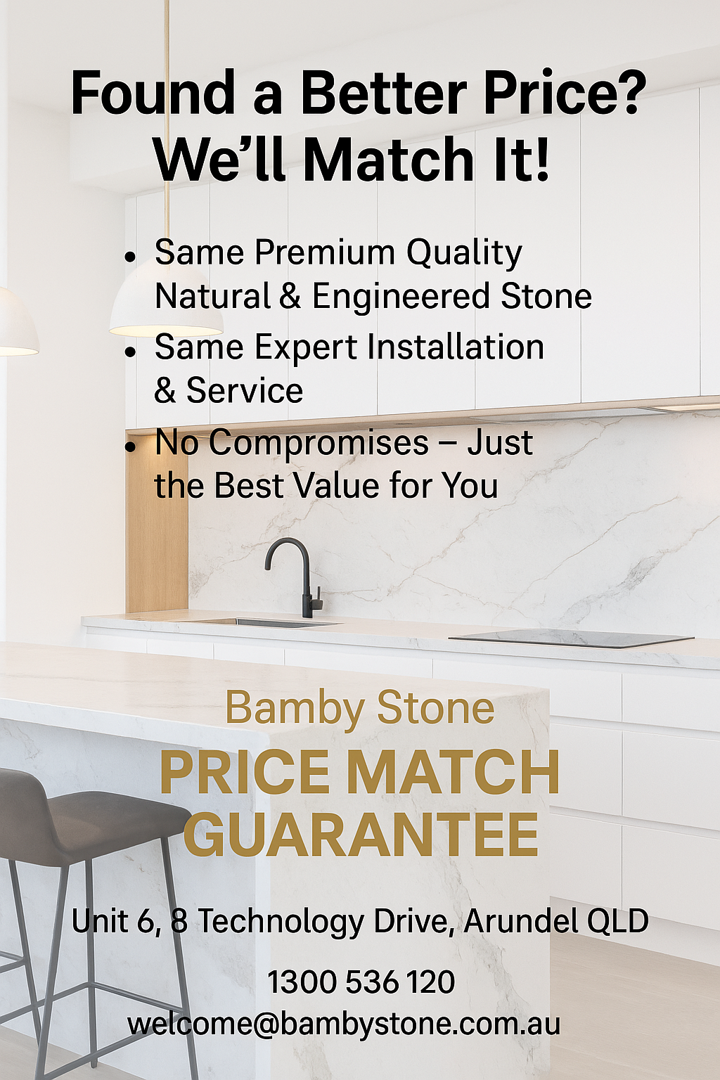 Price Match Guarantee | Bamby Stone – We Match Any Competitor’s Quote story image
