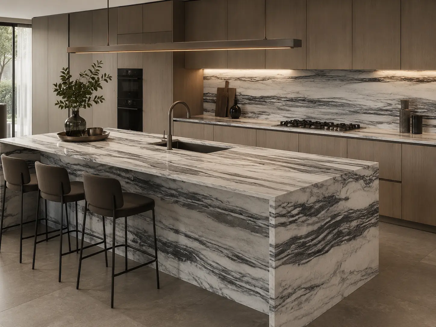 Crystalina Green benchtop