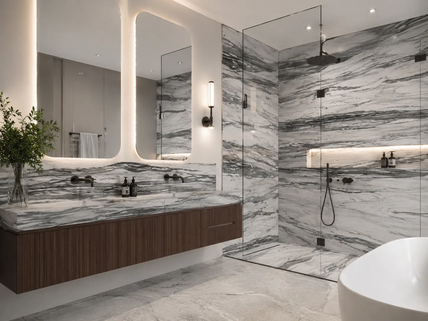 Crystalina Green vanity