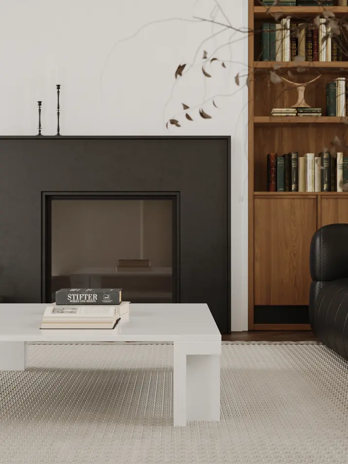 Araceli Future Wall and Fire place