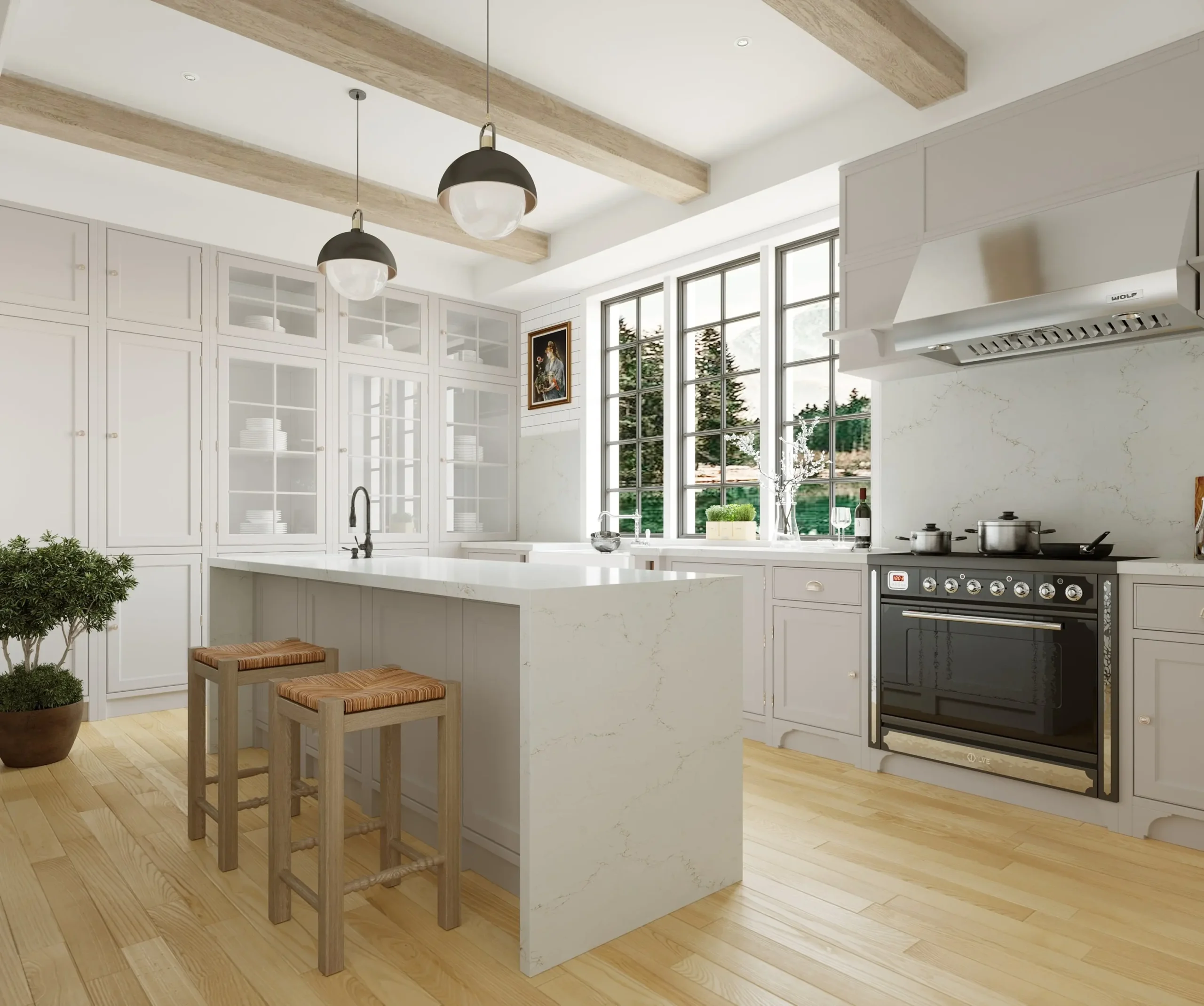 Asteria Gold Cost Style Modern Kitchen