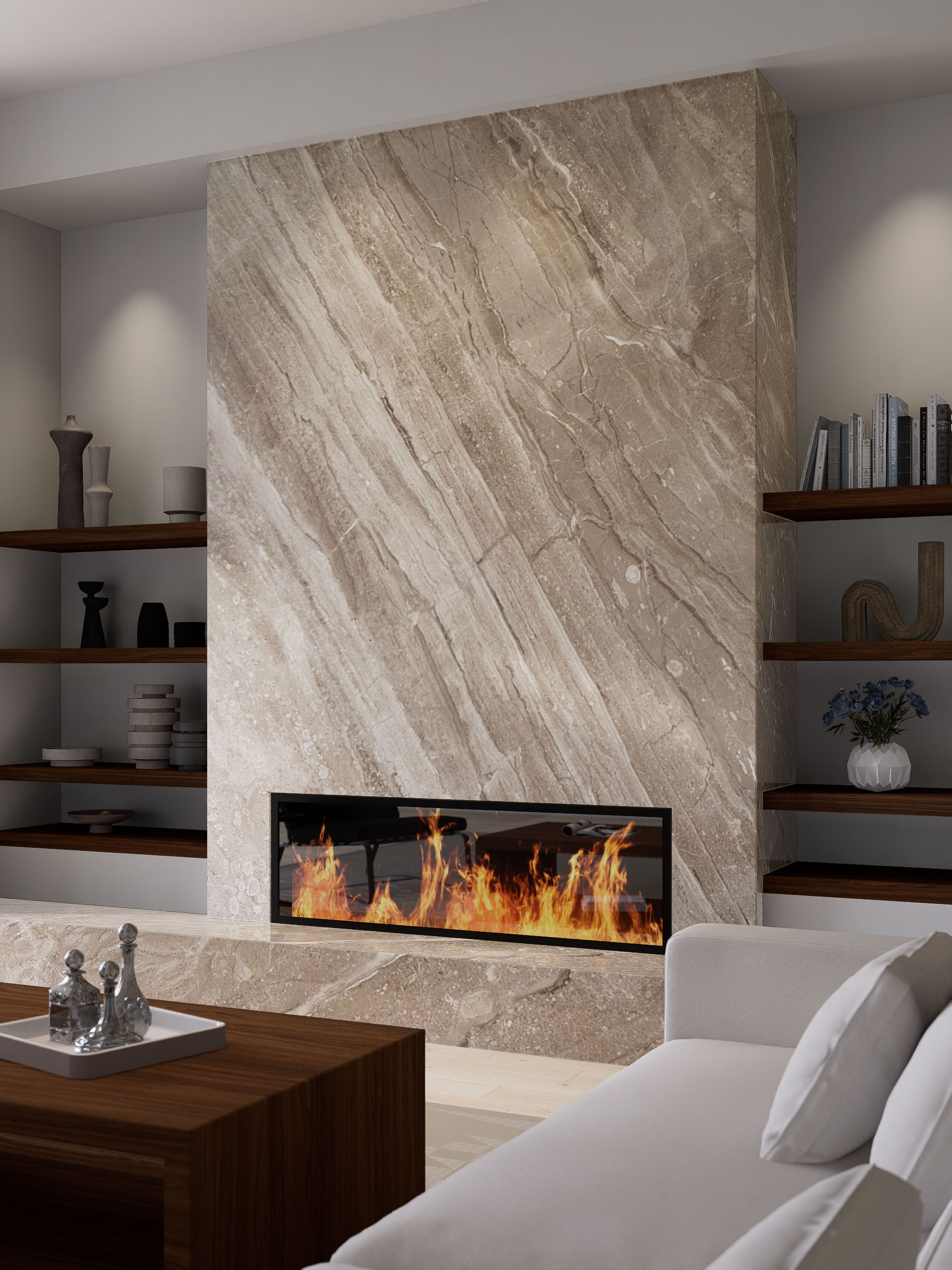 Daino Reale Fireplace