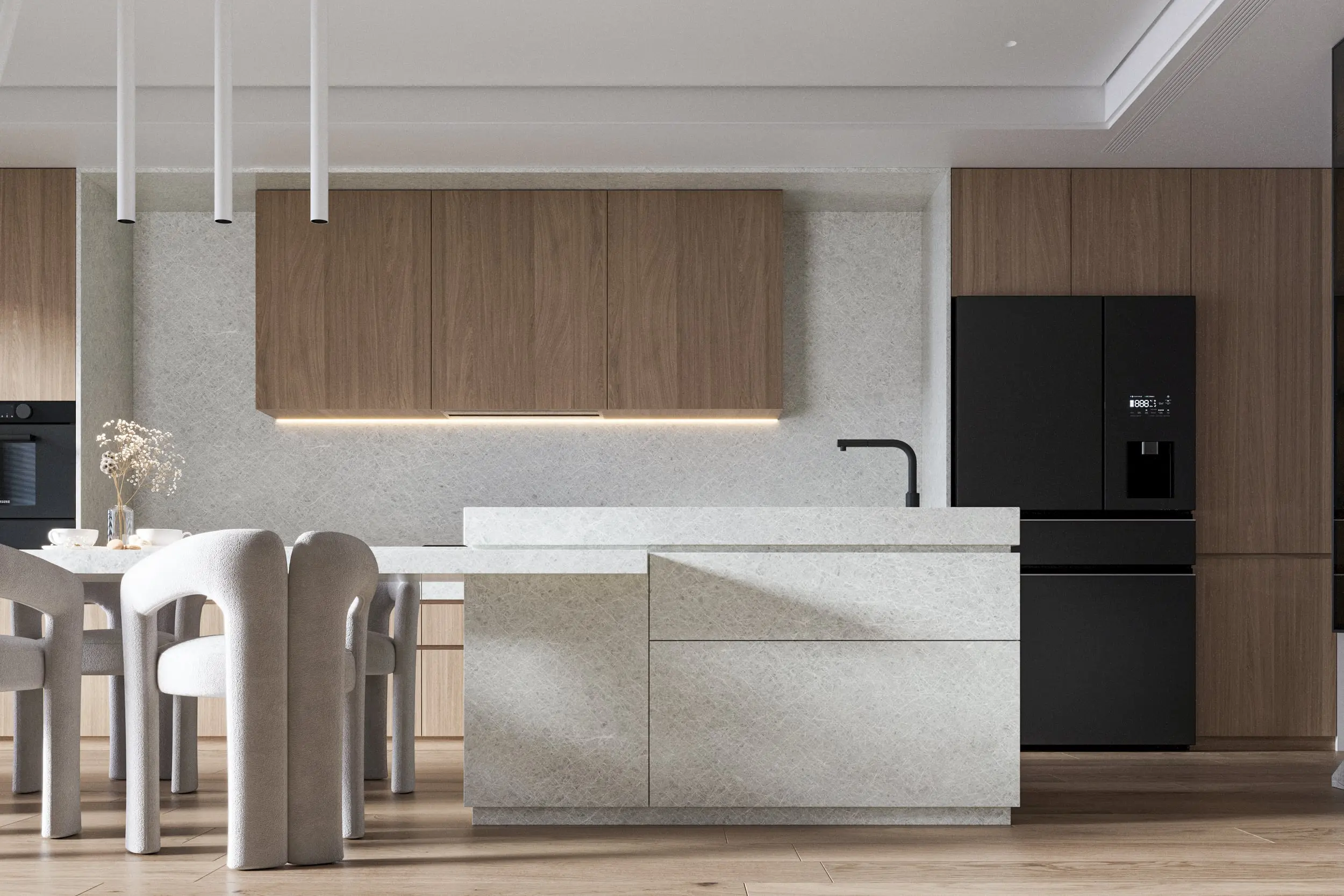 Danica Island with stone drawers