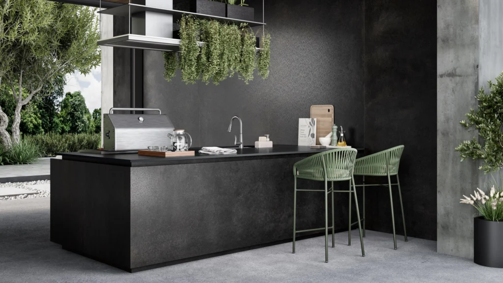 Graphite Metal Island