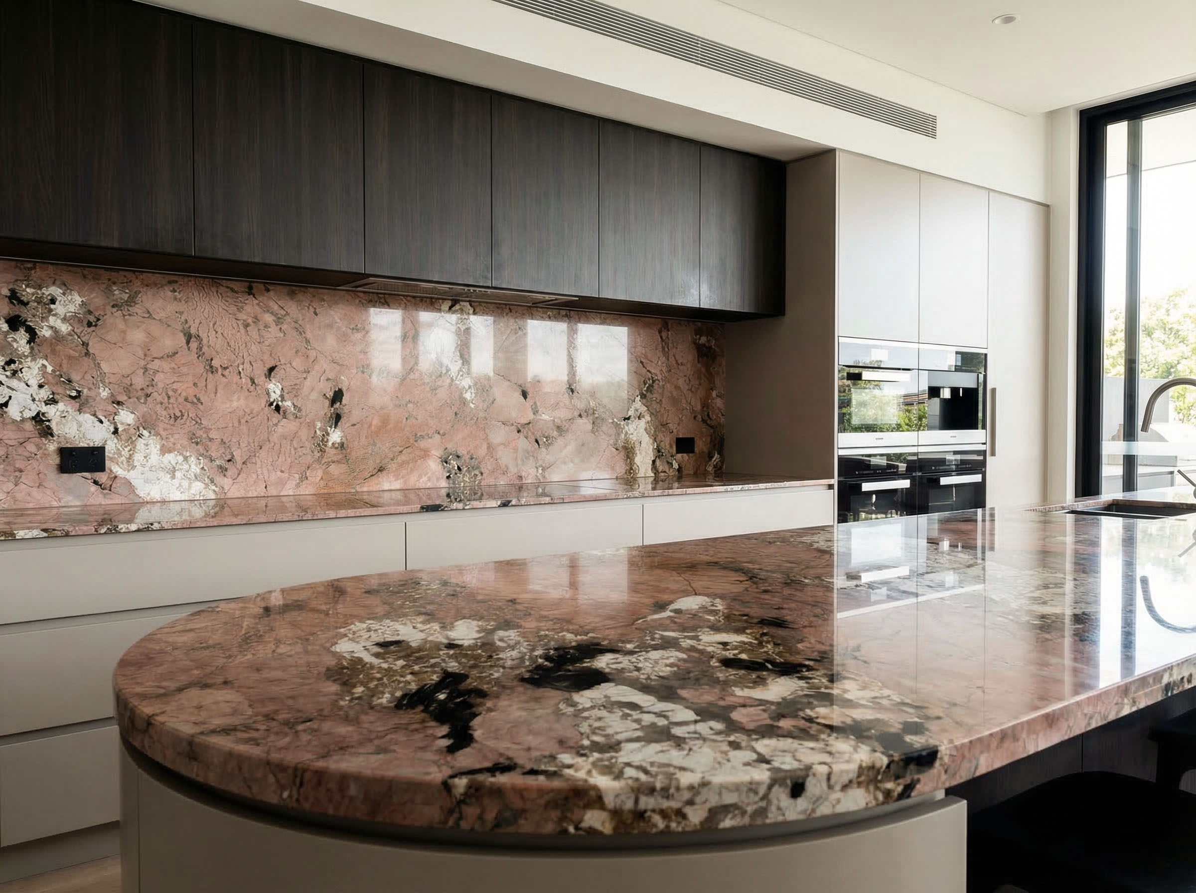Pink Patagonia Kitchen