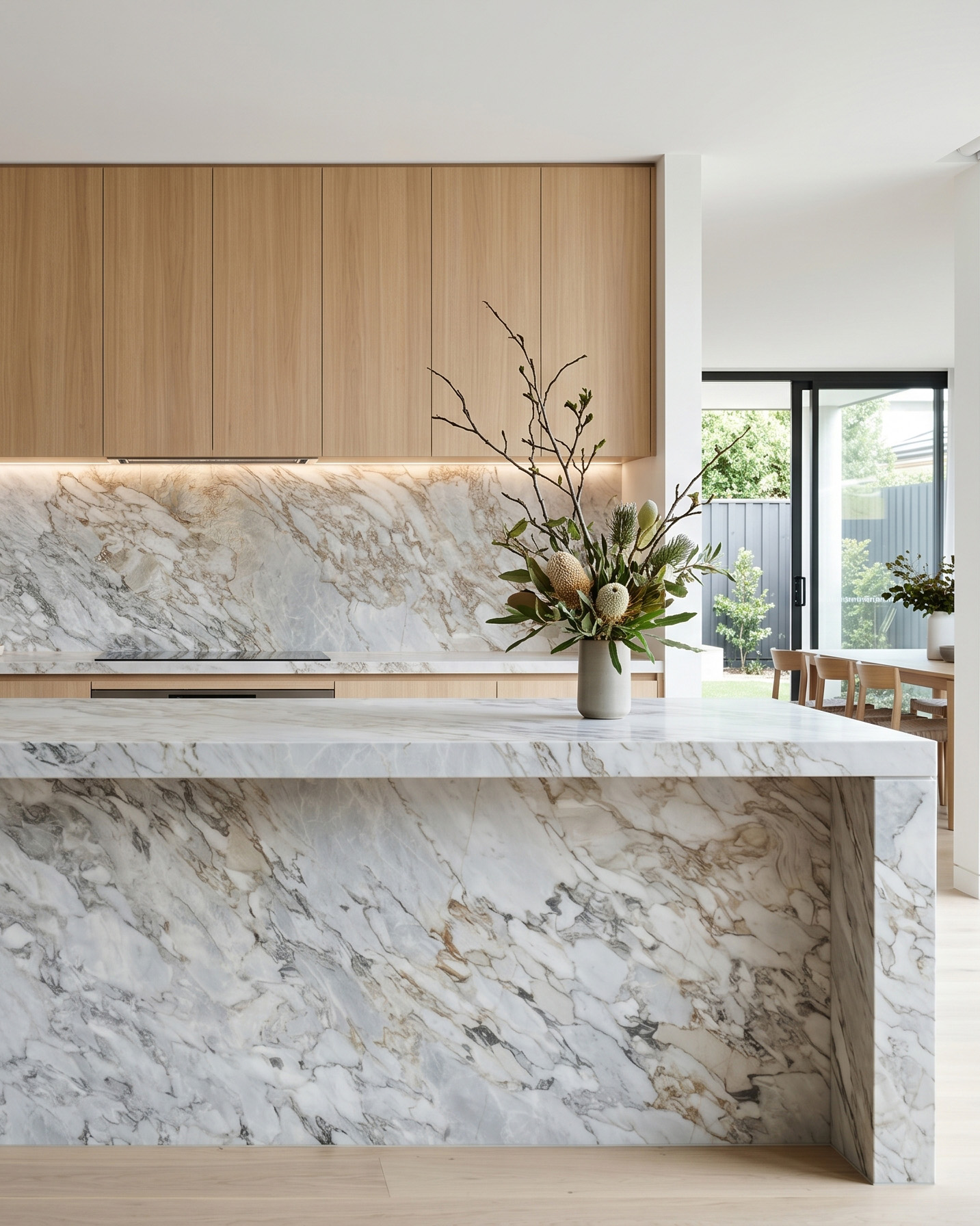 Arabescato Vagli Kitchen