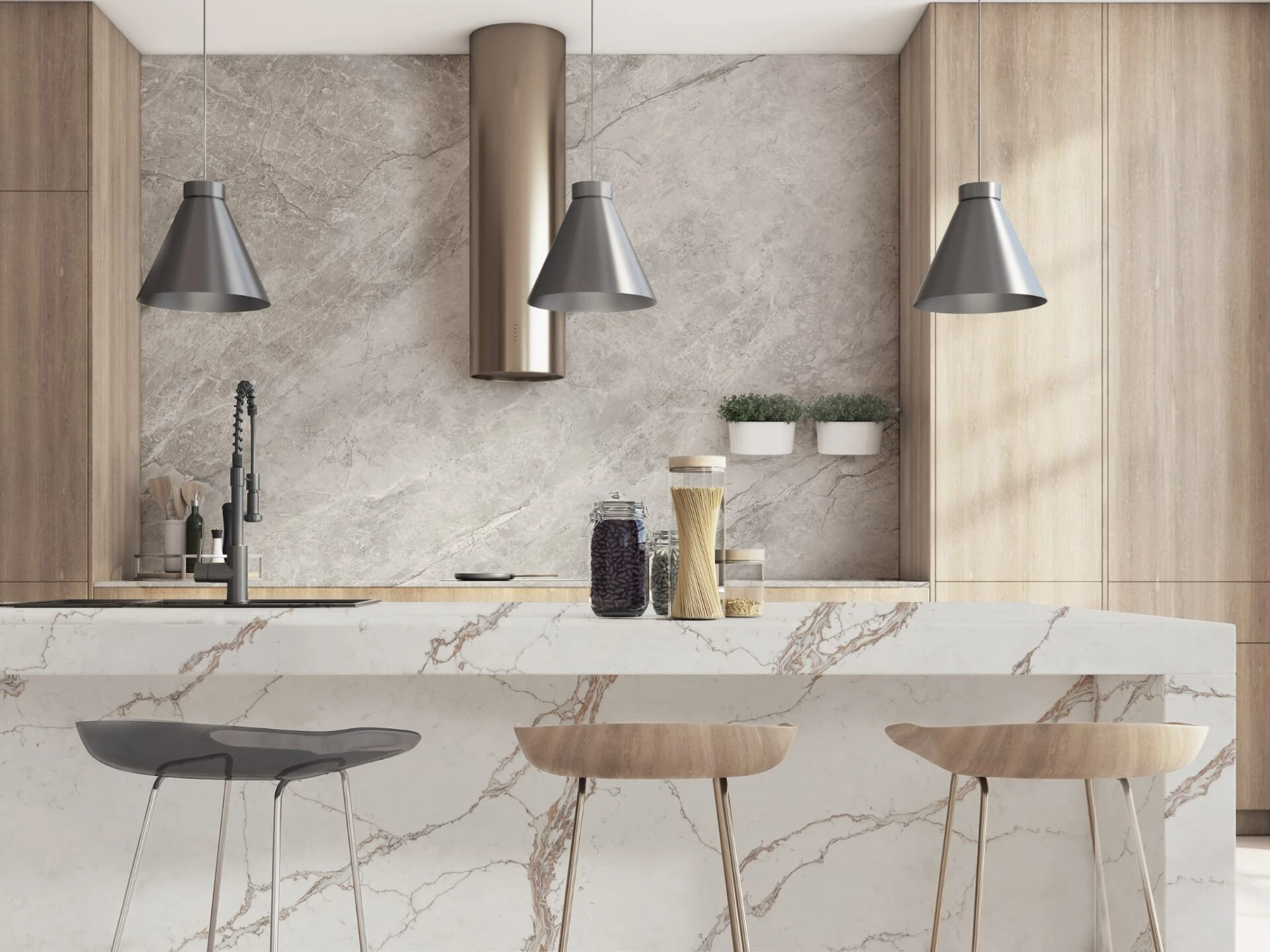Golden Strike Kitchen Island