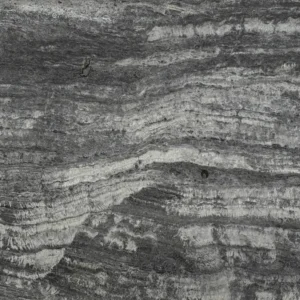 Graphite Silver Travertine Close Look