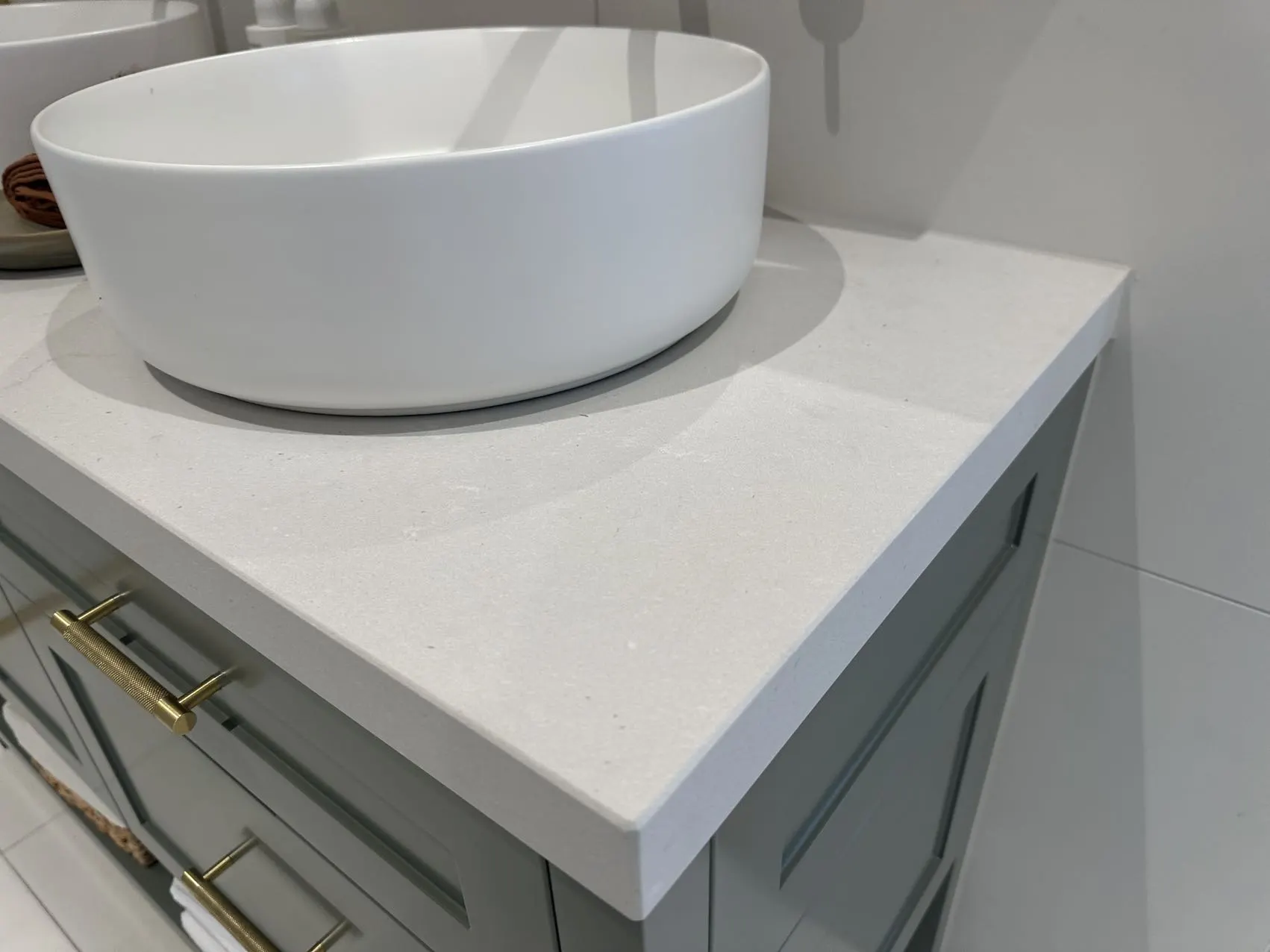 Frosty Concrete vanity